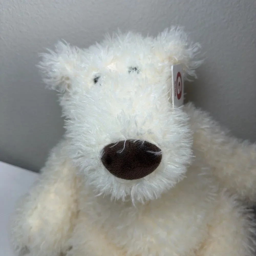 NWT Gund Schlepp Cream Teddy Polar Bear Plush Shaggy Stuffed Animal  18